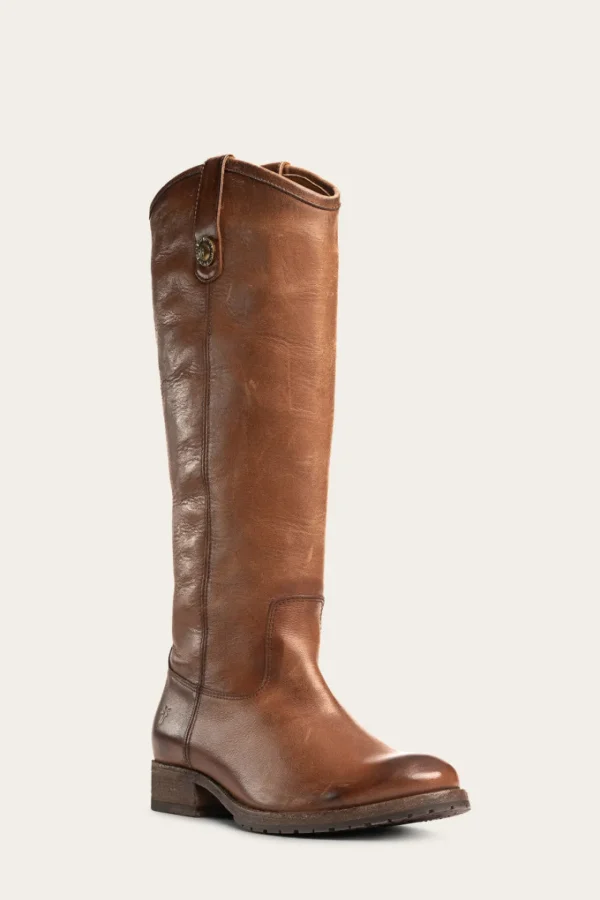 Frye Melissa Button Lug Tall New