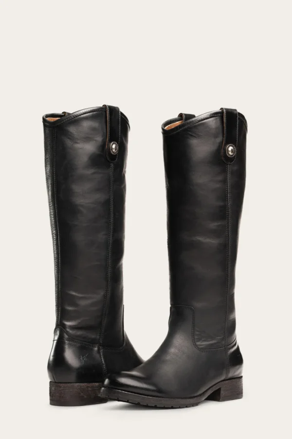 Frye Melissa Button Lug Tall New