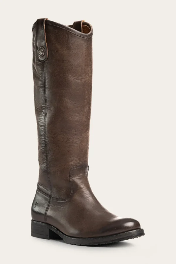 Frye Melissa Button Lug Tall New