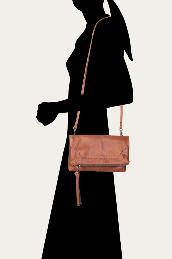Frye Melissa Crossbody Clutch Cognac Hot