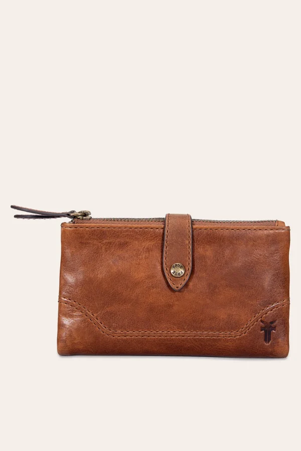 Frye Melissa Double Zip Wallet Best