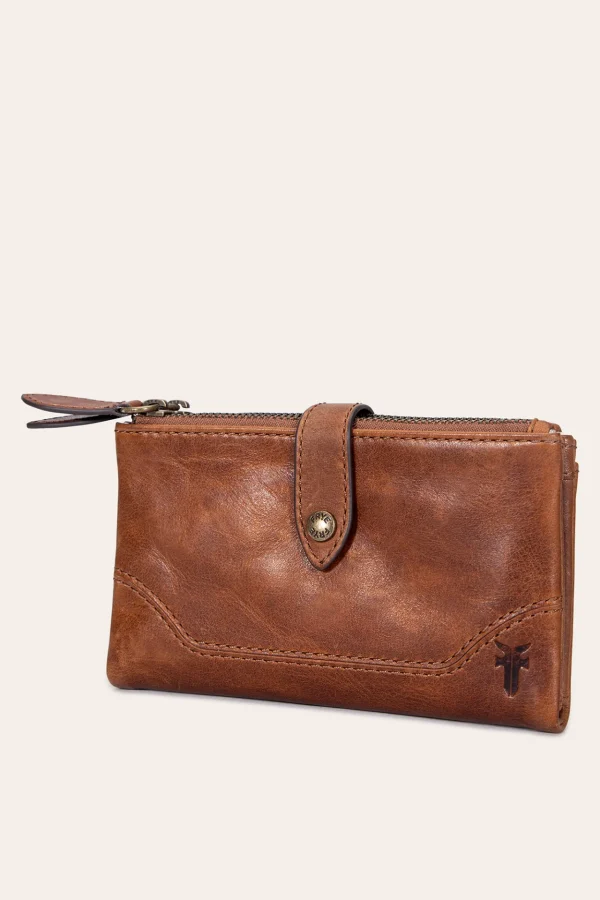 Frye Melissa Double Zip Wallet Best