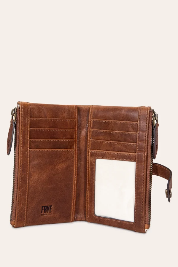Frye Melissa Double Zip Wallet Best