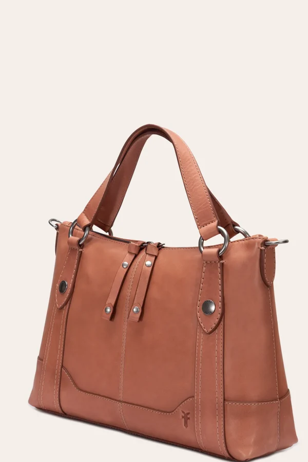Frye Melissa Medium Satchel APRICOT Clearance