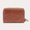 Frye Melissa Small Clip COGNAC Clearance