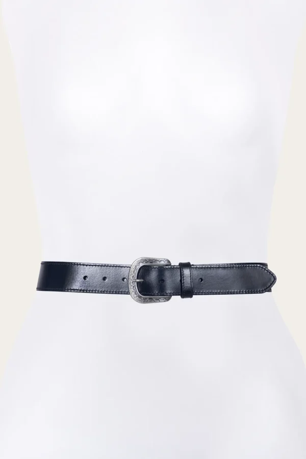 Frye 38mm Belt With Engraved Buckle Online