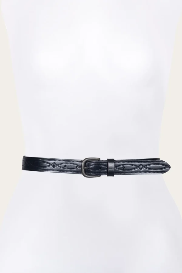 Frye 30mm Belt With Western Embossing Flash Sale
