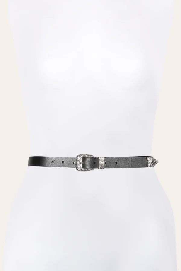 Frye 25MM Logo Western Belt Store