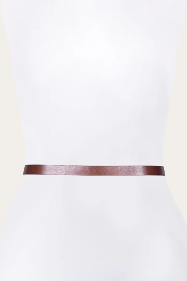 Frye 21mm Logo Western Center Bar Belt Hot