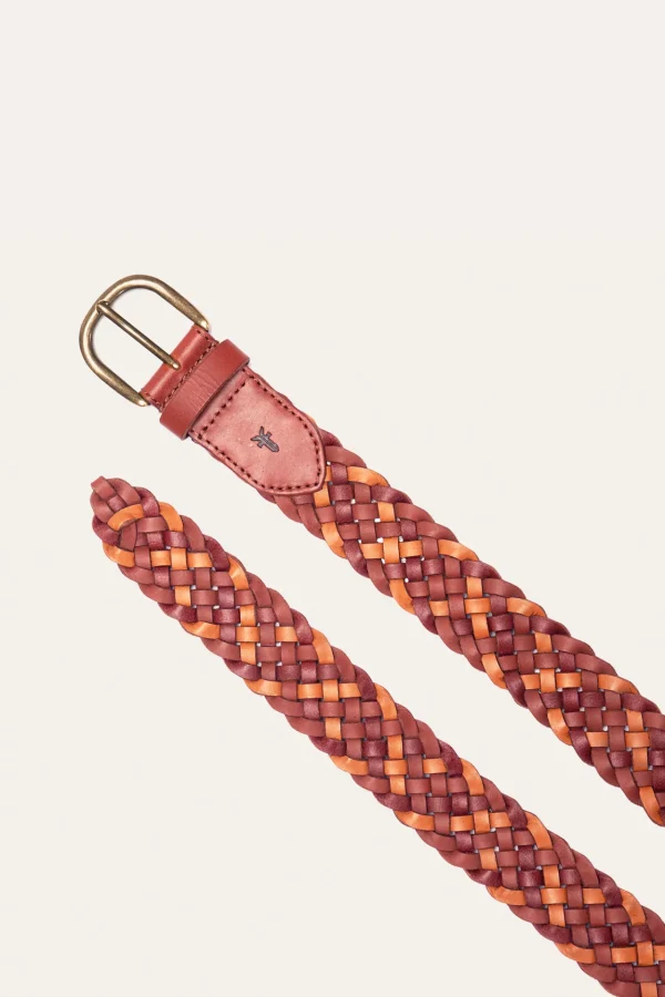 Frye 35MM Tonal Woven Leather Belt Sale