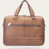 Frye Nash Briefcase Cognac Outlet