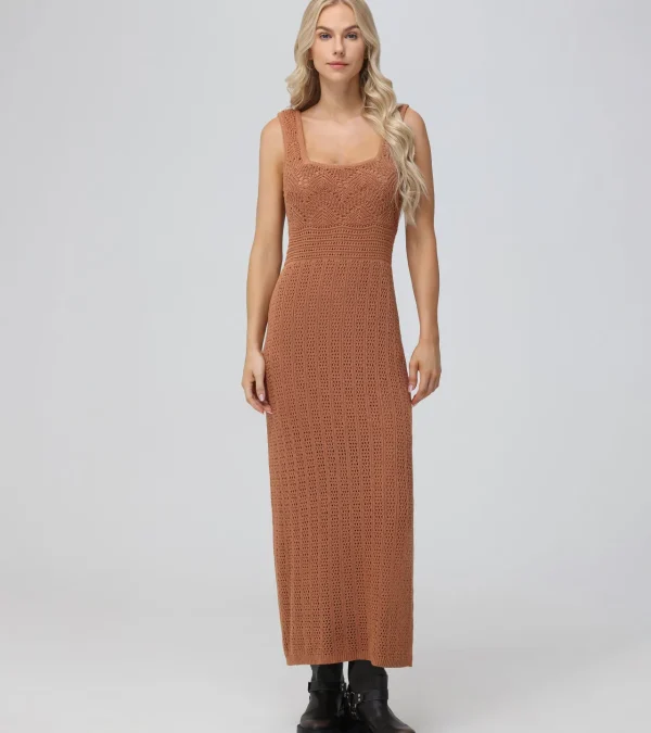 Frye Open Stitch Maxi Sweater Dress Discount