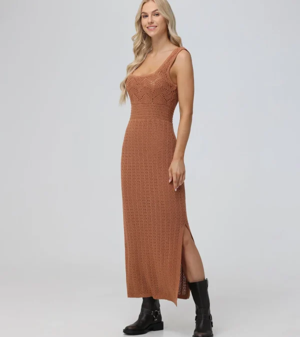 Frye Open Stitch Maxi Sweater Dress Discount