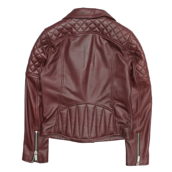 Frye Oxblood Biker Jacket New