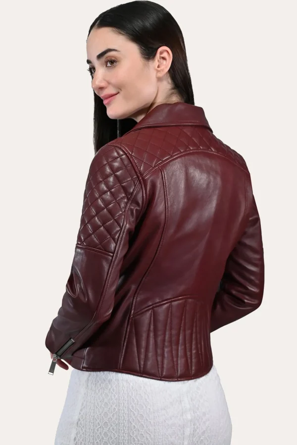 Frye Oxblood Biker Jacket New