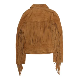 Frye Oxblood Fringed Jacket Flash Sale