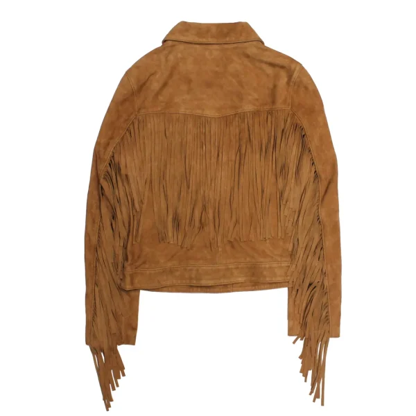 Frye Oxblood Fringed Jacket Flash Sale