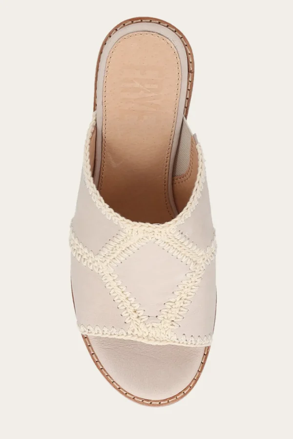 Frye Pipa Crochet Platform Sandal Hot