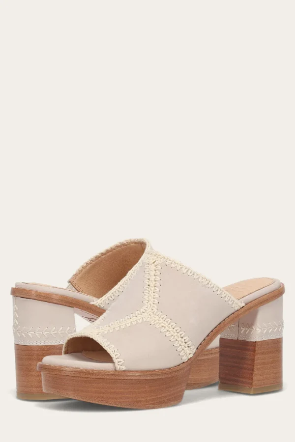 Frye Pipa Crochet Platform Sandal Hot