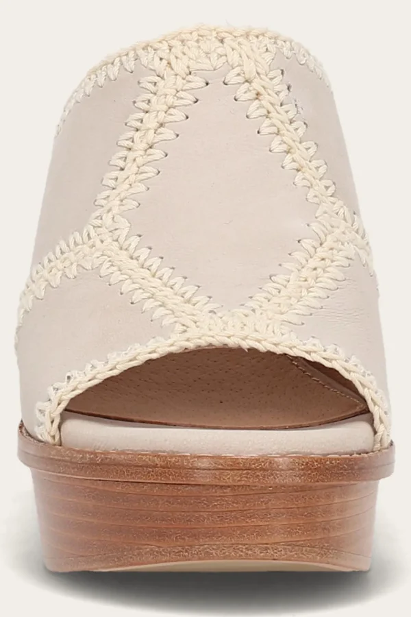 Frye Pipa Crochet Platform Sandal Hot