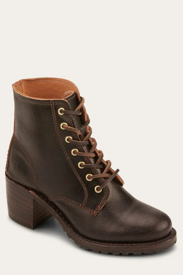 Frye Sabrina 6G Lace Up - 160Th Brown Best