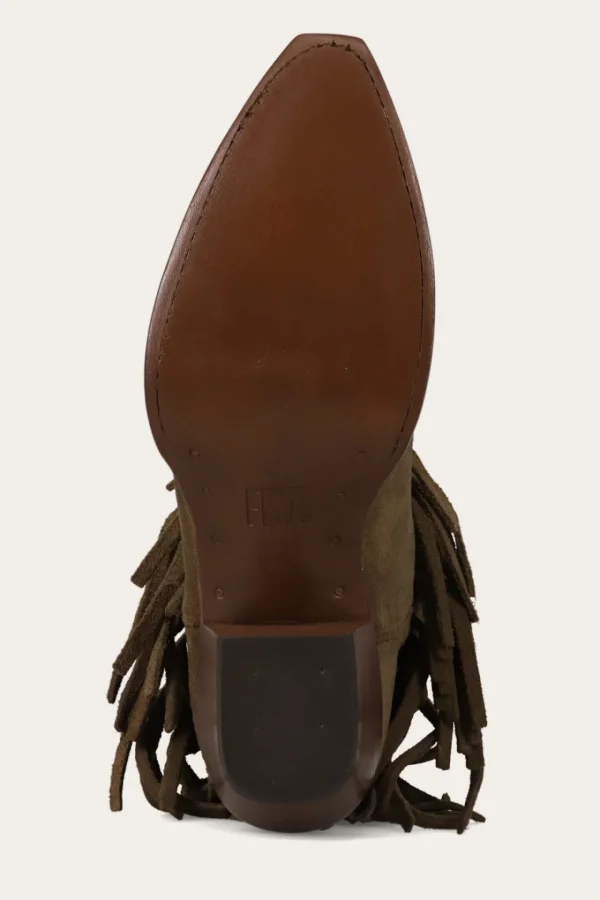 Frye Sacha Short Fringe Bootie Shop