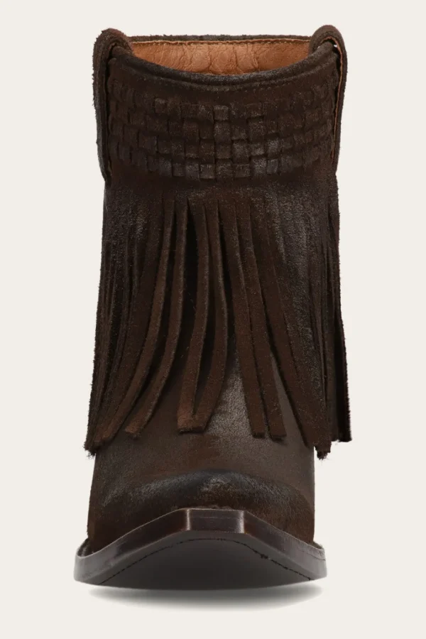Frye Sacha Short Fringe Bootie Shop
