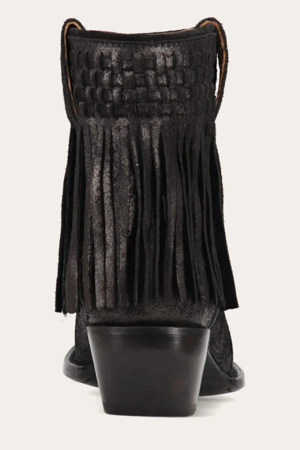 Frye Sacha Short Fringe Bootie Shop