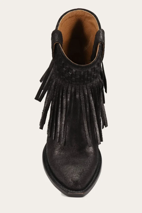 Frye Sacha Short Fringe Bootie Shop