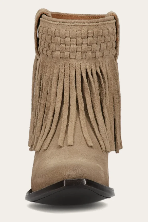 Frye Sacha Short Fringe Bootie Shop