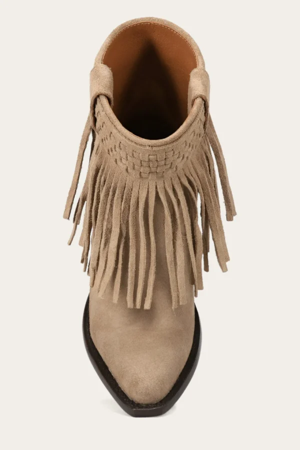 Frye Sacha Short Fringe Bootie Shop