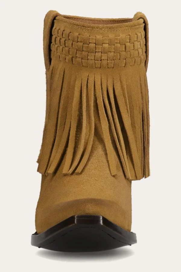 Frye Sacha Short Fringe Bootie Shop