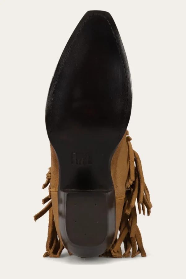 Frye Sacha Short Fringe Bootie Shop