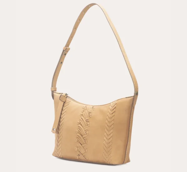 Frye Savannah Shoulder Beige Flash Sale