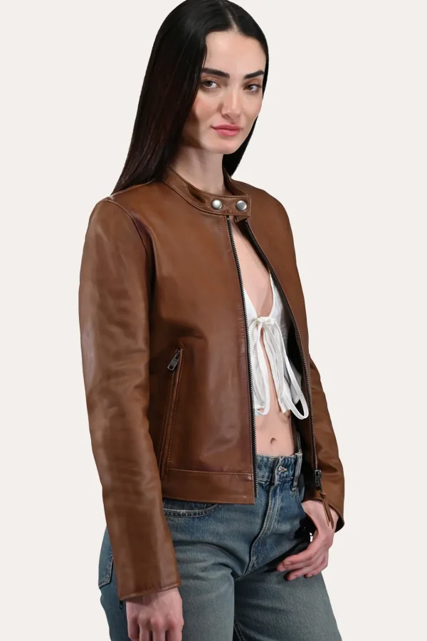 Frye Tobacco Cafe Racer Jacket Shop
