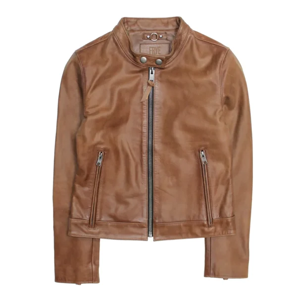 Frye Tobacco Cafe Racer Jacket Shop
