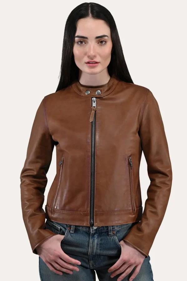 Frye Tobacco Cafe Racer Jacket Shop