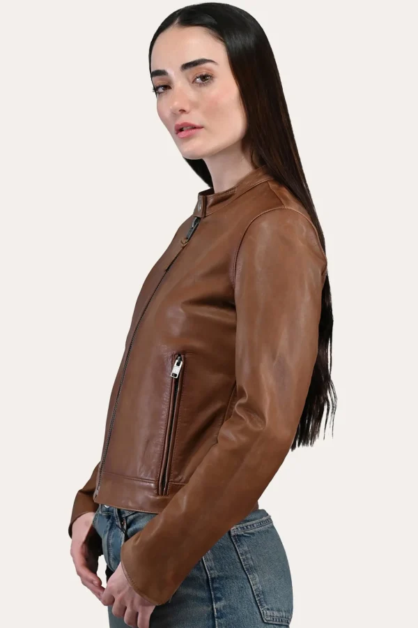 Frye Tobacco Cafe Racer Jacket Shop