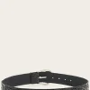 Frye Tooling Belt With Wrapped Keeper Black Best Sale
