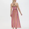 Frye Vibrant Maxi Dress Multi Stripe Combo Flash Sale
